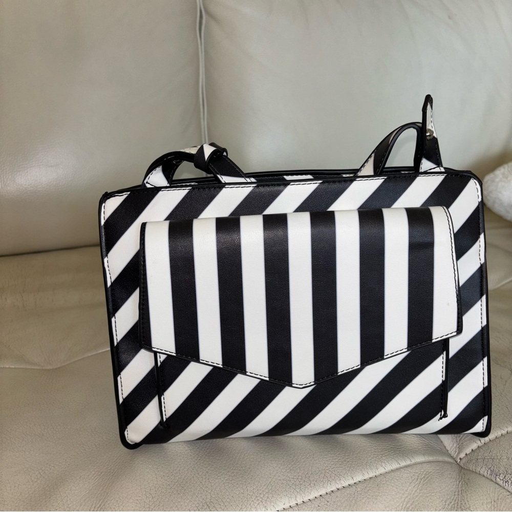 Zara Crossbody mid size striped bag